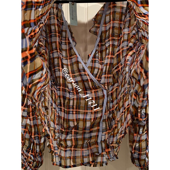 NWT Anthropologie Laila Ruffled Blouse by Maeve - Picture 7 of 9